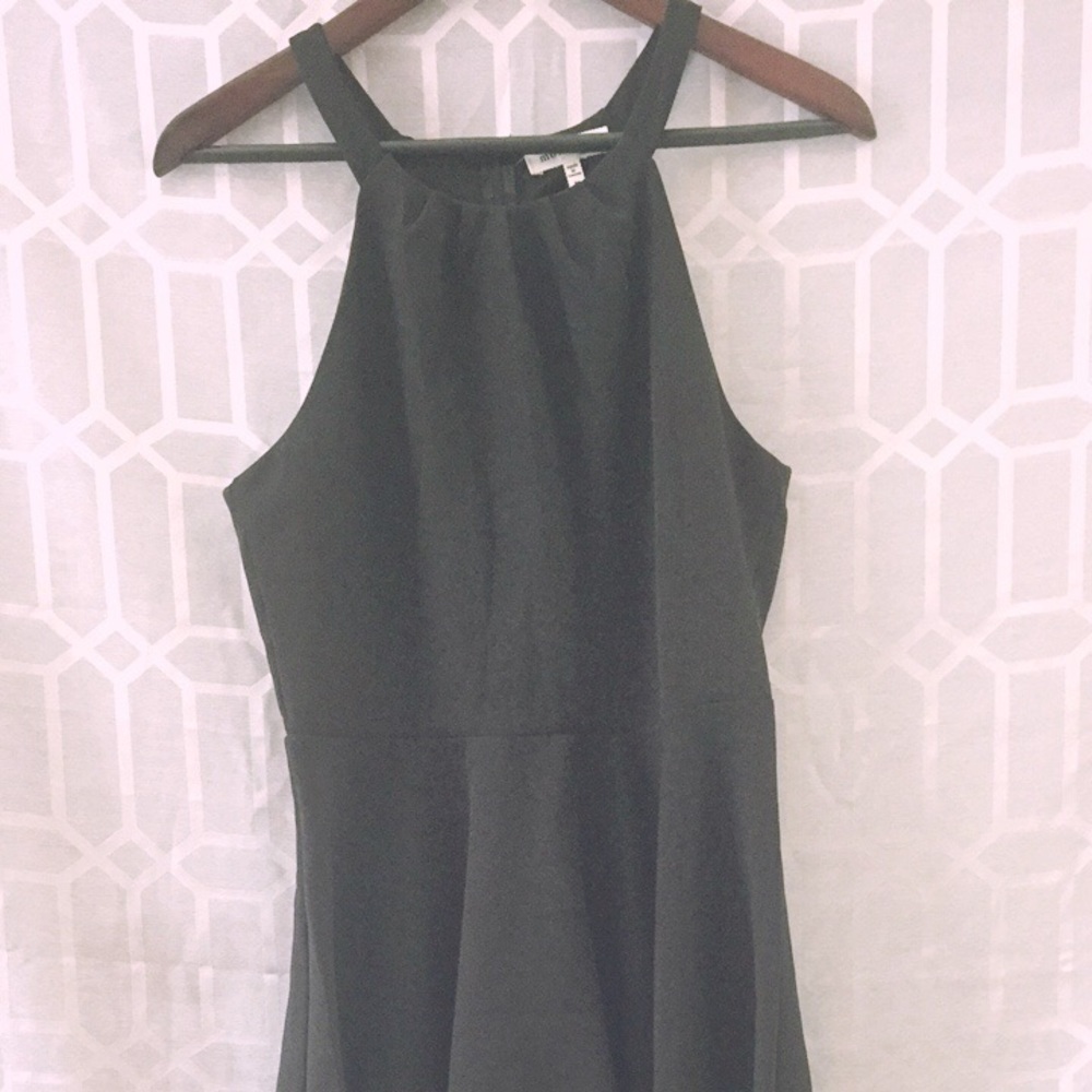 Black and white semi formal dress